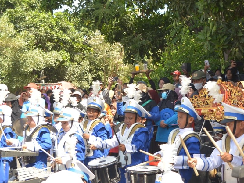 Parade Drumband HUT RI ke 80
